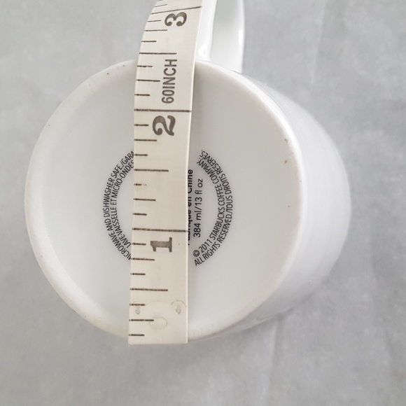 Starbucks Classic Mermaid Logo White Mug 13 fl oz/384 ml - Picture 6 of 11